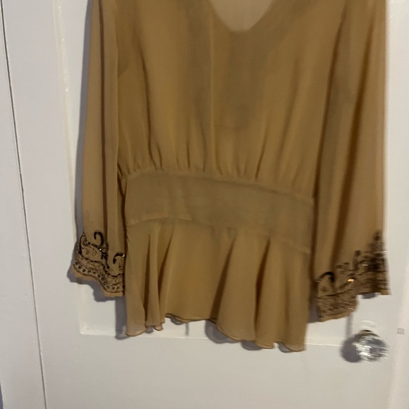 Original Antthony tan beaded shirt made in India size extra small - Picture 6 of 8